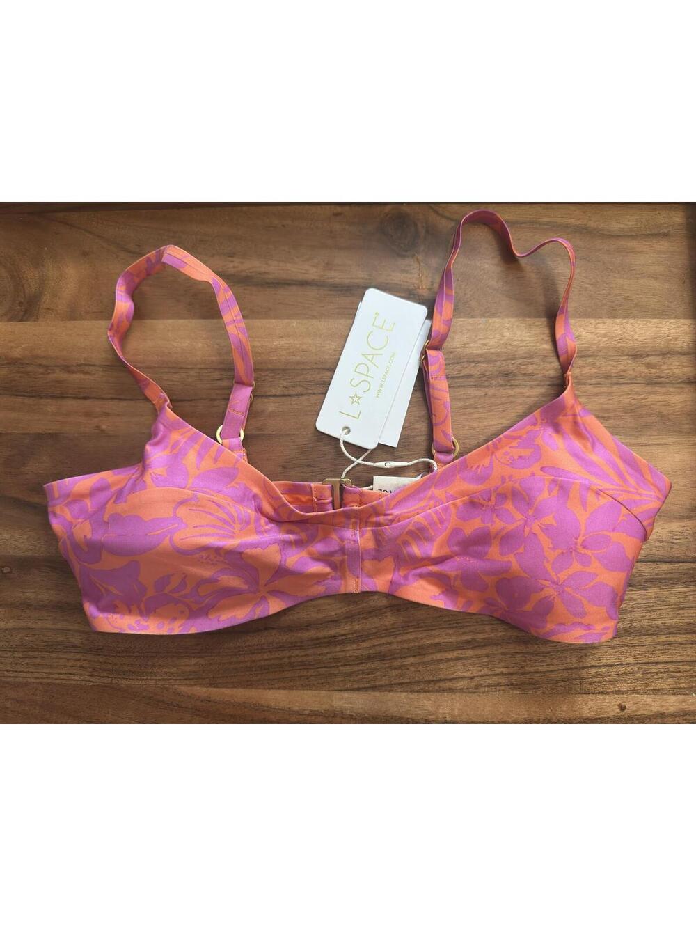 L Space- Small Floral Swim/Bikini Top
